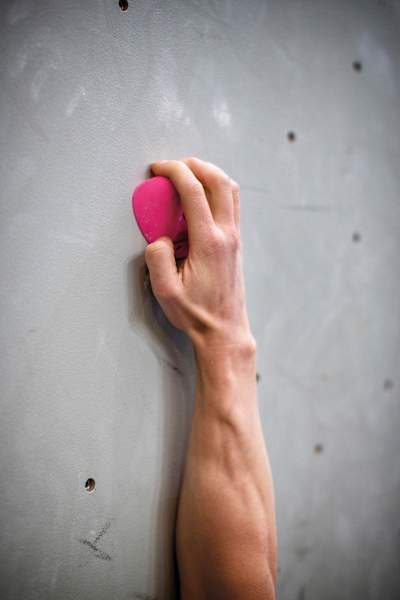 Offene Hand Klettern