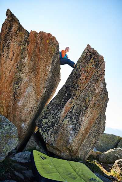 Bouldern Silvapark Paznaun Galtür Bergwelten
