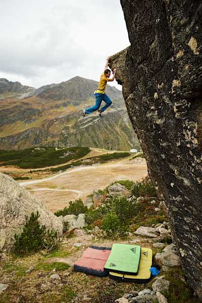 Bouldern Silvapark Paznaun Galtür Bergwelten