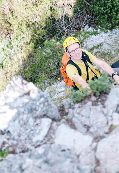 Bergwelten mein erster Klettersteig Ramsau am Dachstein