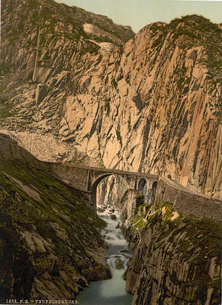 Teufelsbrücke Reuss kanton Uri