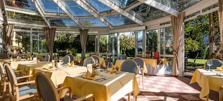 Alpenhof Brixen Wintergarten