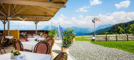 Hotel Berghof Fetz Terrasse