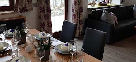 Chalet Hoamat Wohn- Essbereich