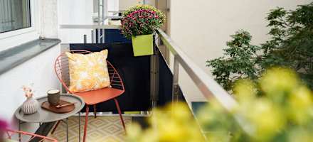 Henriette-Stadthotel-Balkon Innenhof