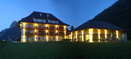 Hotel Hochsteg Gütl Aussen Nacht