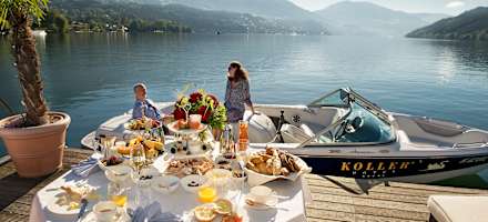 KOLLERs Hotel Frühstück am See