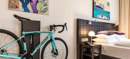 Hotel Sandwirth Zimmer mit Bike Boy