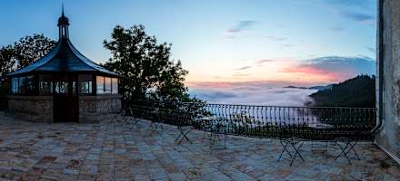 Terrasse Burg Plankenstein