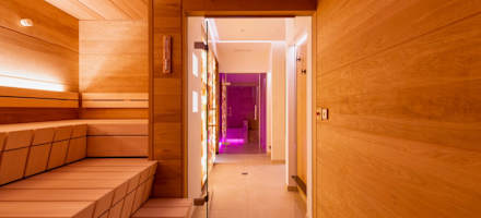 Wellnessbereich, Sauna