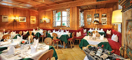 Hotel Zum Hirschen Restaurant Tische