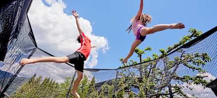 Hotel Sonnblick Kaprun Trampolin