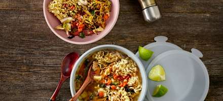 Bergwelten Rezept Instant-Nudelsuppe