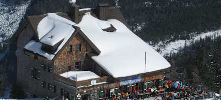 Rund um die Hütte gibt es auch im Winter einige Touren