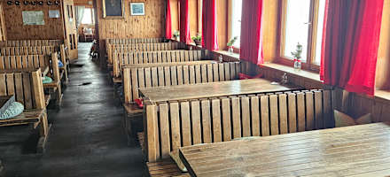 Die Gaststube im Hochfellnhaus