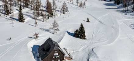 Grazerhütte im Winter