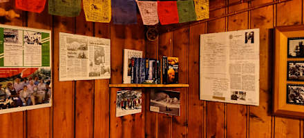 Die Heinrich-Harrer-Stube auf der Grazer Hütte