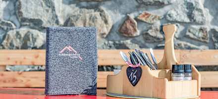 Terrassenplatz auf der Amberger Hütte