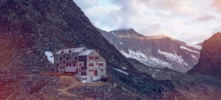 Britannia Hütte im Saastal