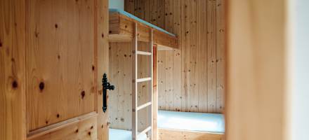 Die Betten in der Rotgüldenseehütte