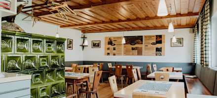 Die ursprüngliche Stube der Sticklerhütte