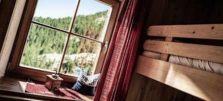Aussicht Zimmer auf der Kloster Alm