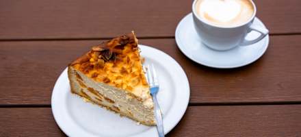 Kaffee und Kuchen auf der Blaueishütte