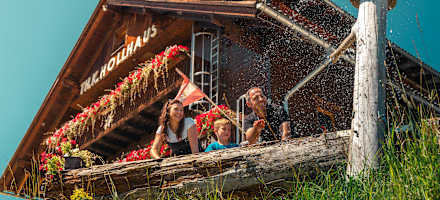 Das Hollhaus liegt auf der Tauplitzalm im Toten Gebirge.