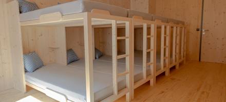 Das Schlaflager der Anhalterhütte