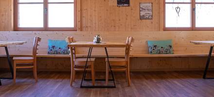 Essraum der Totalphütte