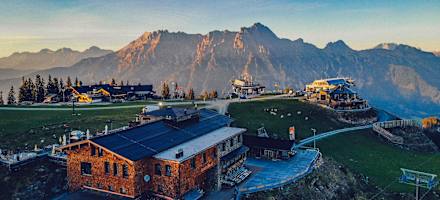 Das Asitz Bräu an der Bergstation der Leoganger Asitzbahnen.