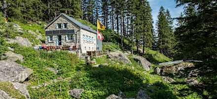 Die Treschhütte im Fellital