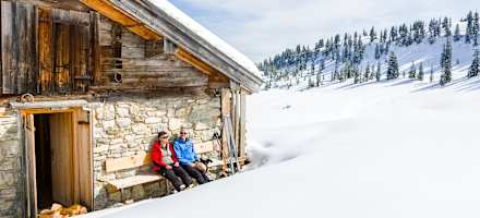 Sonnenplatzerl vor der Bayerischen Wildalm