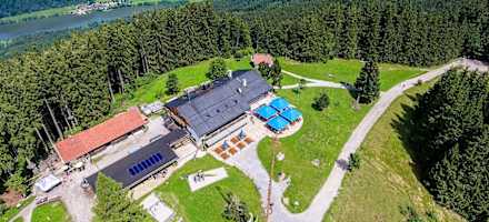 Das Blomberghaus aus der Luft