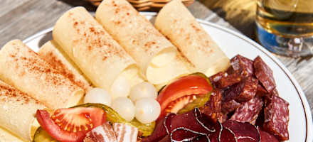 Speisen auf der Blüemlisalphütte