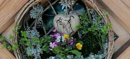 Die Eingangstüre der Bochumer Hütte