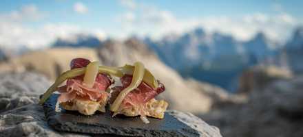 Speck in den Dolomiten