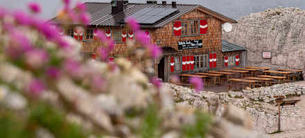 Blick zur Büllelejochhütte