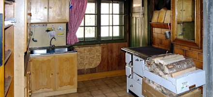 Küche der Eckberthütte