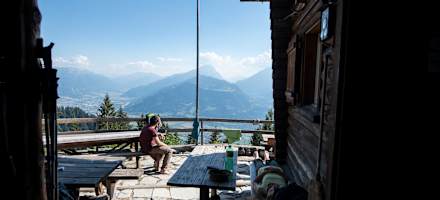 Ausblick von der Enderlinhütte