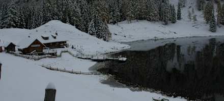 Die Fahrlechhütte am Dusitzkarsee