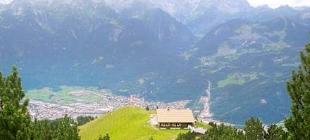 Die Frassenhütte oberhalb von Bludenz