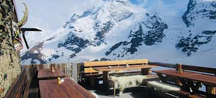 Gandegghütte - Terrasse