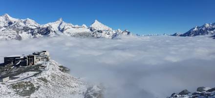 Blick auf die Gondelstation Trockener Steg