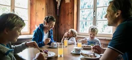 Gaststube im Gasthaus Longfall