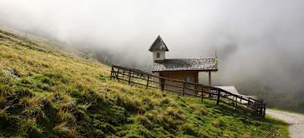 Die Kapelle vor der Glettenalm