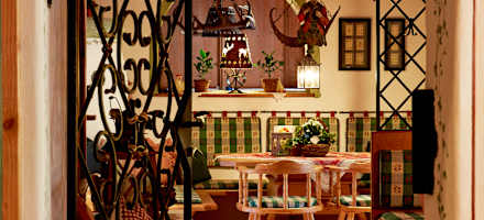 Die gemütliche Stube der Gramai Alm