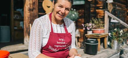 Hüttenwirtin Silvia Beyer