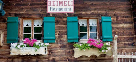 Fensterschmuck Berghaus Heimeli