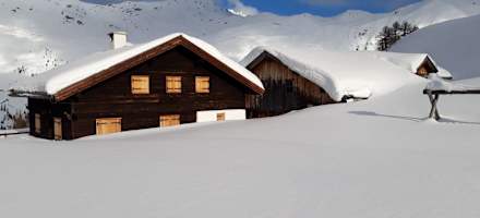 Idyllisch gelegen, die Poltenalm 